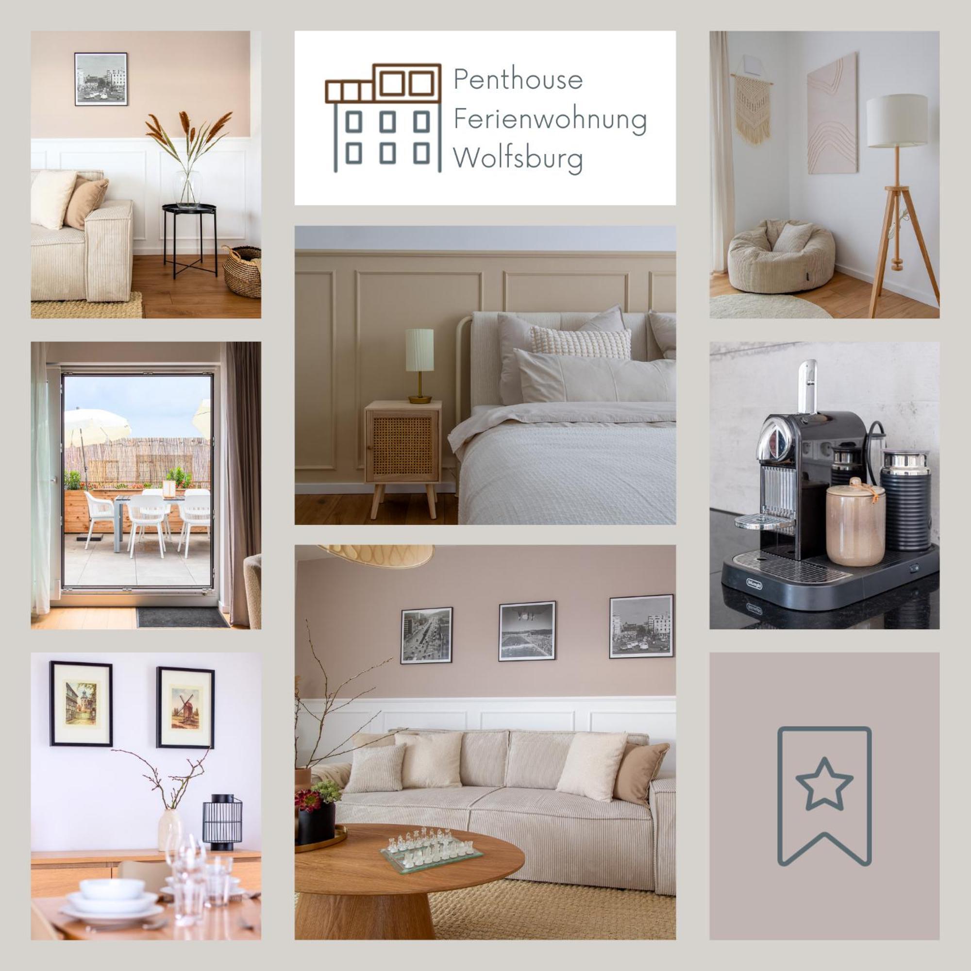 Penthouse-Ferienwohnung Wolfsburg Bagian luar foto